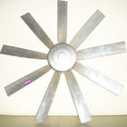 Direct Motor Type Axial Flow Fan , Warehouse Ceiling Fans Aluminum Material