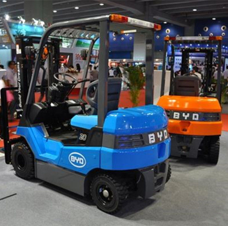 Simple Structure BYD Electric Battery Powered Forklift High Efficiency