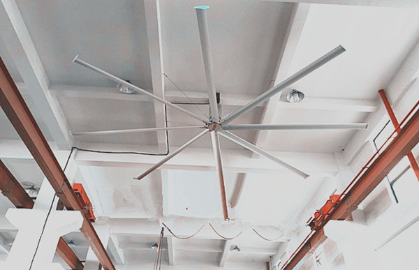 High Volume Three Phase Warehouse Ceiling Fans 380v Large