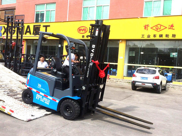 Electric Counterbalance Battery Powered Forklift With 4.5 M Lifting High