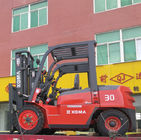 Hydraulic Powerful Warehouse Lift Truck 3000kg With High Strength Overhead Guard