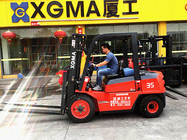 3m Lifting Height Internal Combustion Forklift 2 Stage With High Power AC Motor