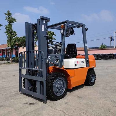 3ton Forklift with Chinese Xinchai C490BPG engine orange color